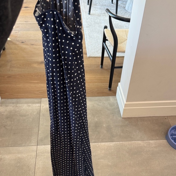 Rouje Navy Polka Dot Maxi Dress - Picture 2 of 4